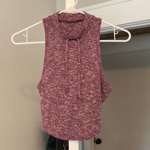 gymshark purple crop top